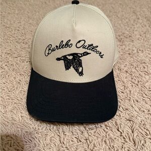 Burlebo Outdoors Black and Cream Cap
